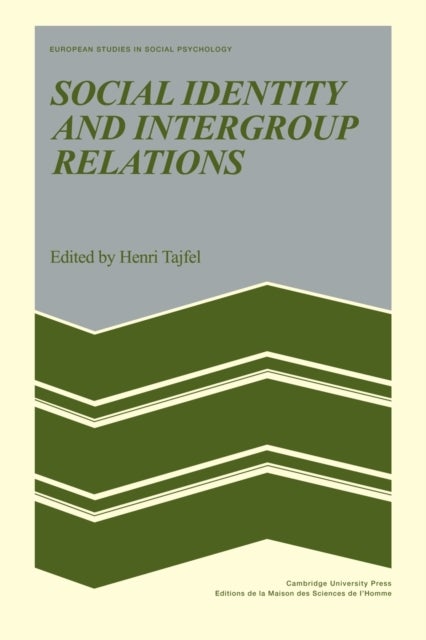 Bilde av Social Identity And Intergroup Relations