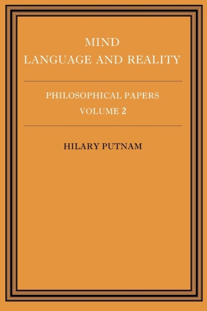 Bilde av Philosophical Papers: Volume 2, Mind, Language And Reality