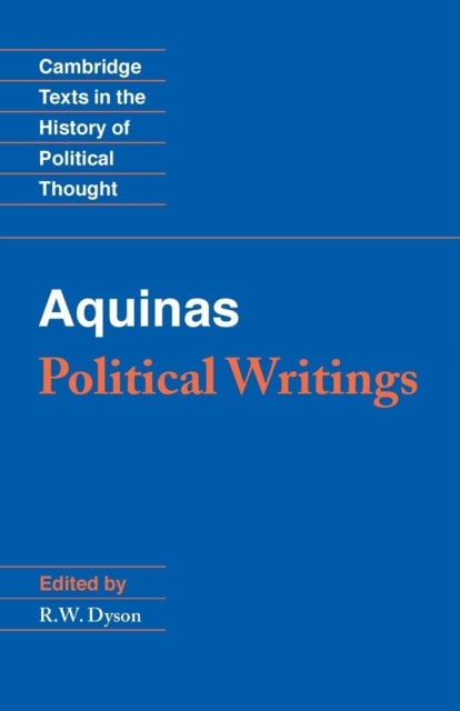 Bilde av Aquinas: Political Writings Av Thomas Aquinas
