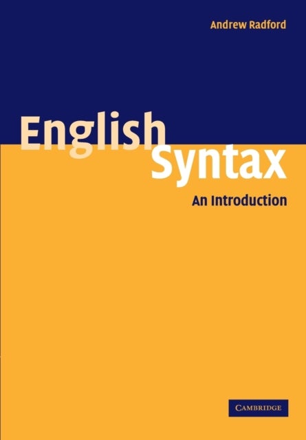 English Syntax - An Introduction