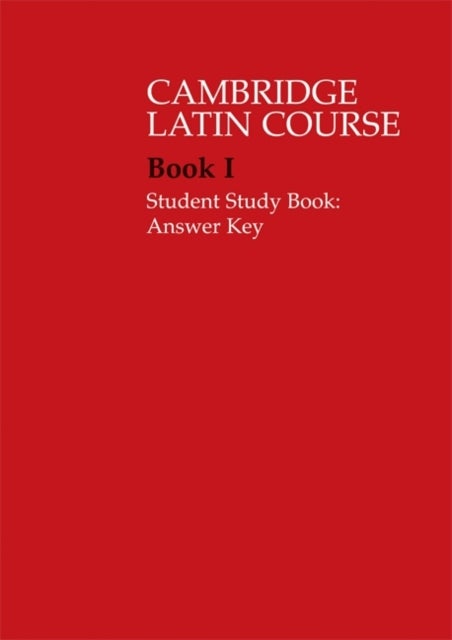 Bilde av Cambridge Latin Course 1 Student Study Book Answer Key Av Cambridge School Classics Project