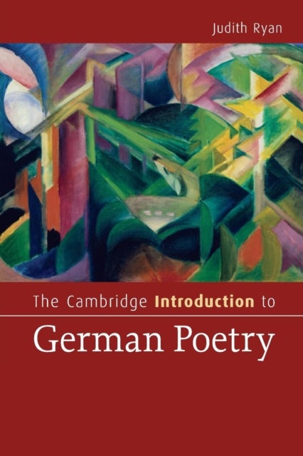 Bilde av The Cambridge Introduction To German Poetry Av Judith (harvard University Massachusetts) Ryan