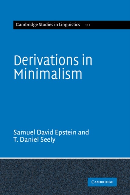 Bilde av Derivations In Minimalism Av Samuel David (university Of Michigan Ann Arbor) Epstein, T. Daniel (eastern Michigan University) Seely