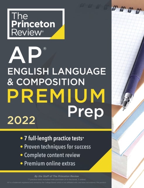Bilde av Princeton Review Ap English Language &amp; Composition Premium Prep, 2022 Av Princeton Review