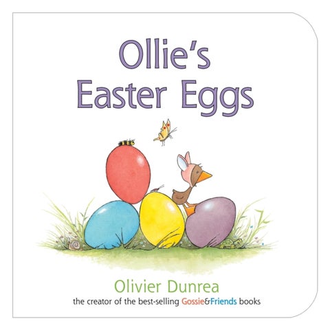 Ollie's Easter Eggs Board Book - An Easter And Springtime Book For Kids