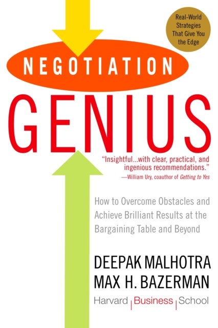 Bilde av Negotiation Genius Av Deepak Malhotra, Max Bazerman