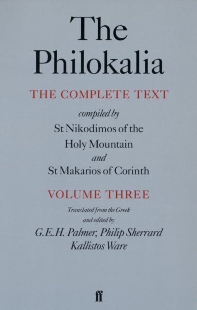 The Philokalia Vol 3