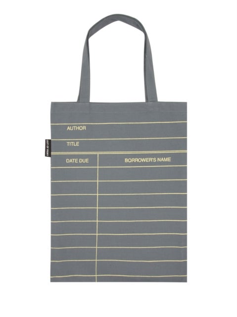 Library Card (Gray) Tote Bag