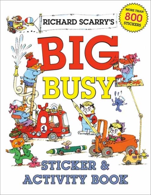 Bilde av Richard Scarry&#039;s Big Busy Sticker And Activity Book Av Richard Scarry