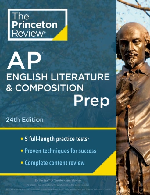 Bilde av Princeton Review Ap English Literature &amp; Composition Prep, 2024 Av The Princeton Review