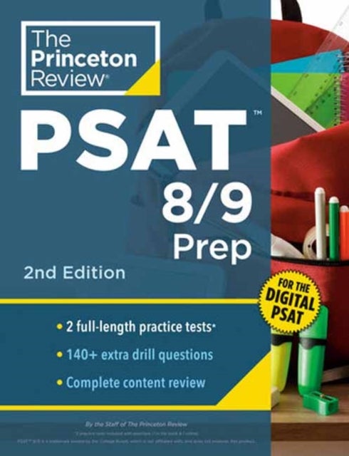 Princeton Review PSAT 8/9 Prep - 2 Practice Tests + Content Review + Strategies for the Digital PSAT