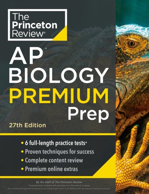 Princeton Review AP Biology Premium Prep - 6 Practice Tests + Complete Content Review + Strategies & Techniques