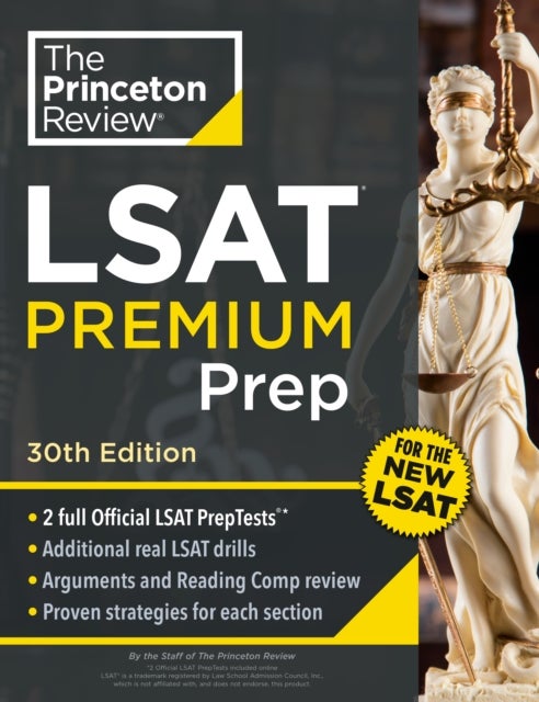 Princeton Review LSAT Premium Prep - 2 Official LSAT PrepTests + Real LSAT Drills + Review for the New Exam