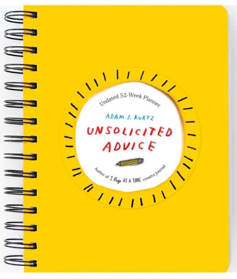 Unsolicited Advice Planner - Undated 52-Week Planner