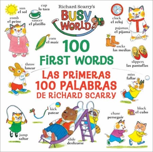 Bilde av Richard Scarry&#039;s 100 First Words/las Primeras 100 Palabras De Richard Scarry Av Richard Scarry