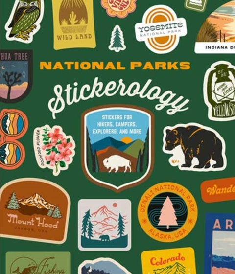 National Parks Stickerology - Stickers for Hikers, Campers, Explorers, and More: Stickers for Journals, Water Bottles, Laptops, Pl