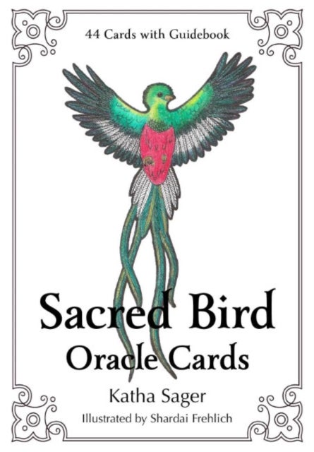 Sacred Bird Oracle Cards - 44 Oracle Cards with Guidebook