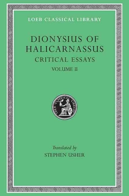 Bilde av Critical Essays Av Dionysius Of Halicarnassus