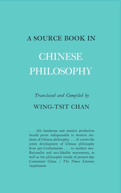 Bilde av A Source Book In Chinese Philosophy