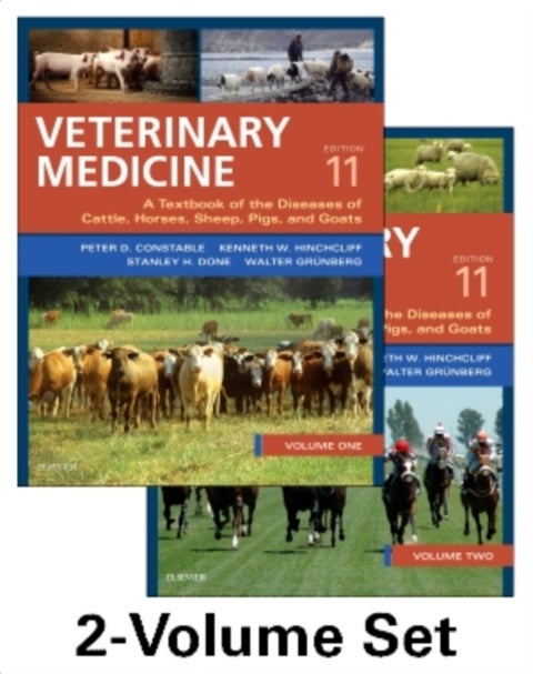 Veterinary Medicine - A textbook of the diseases of cattle, horses, sheep, pigs and goats - two-volume set