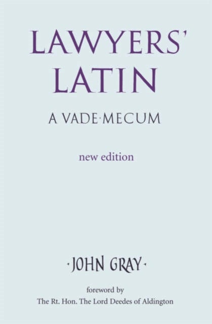 Lawyers' Latin - A Vade-Mecum