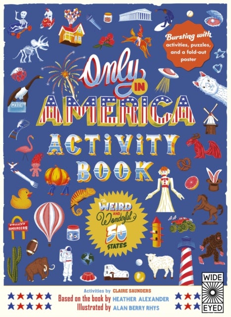 Bilde av Only In America Activity Book Av Claire Saunders, Heather Alexander