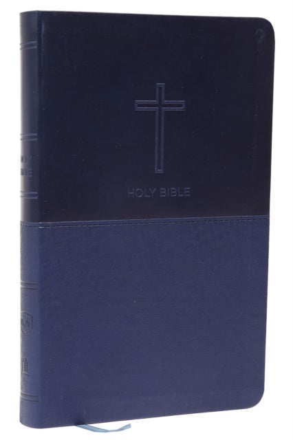 NKJV, Value Thinline Bible, Blue Leathersoft, Red Letter, Comfort Print - Holy Bible, New King James Version