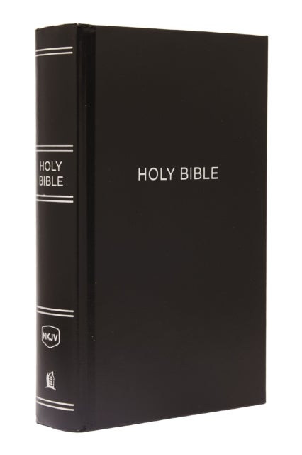 NKJV, Pew Bible, Large Print, Hardcover, Black, Red Letter, Comfort Print - Holy Bible, New King James Version