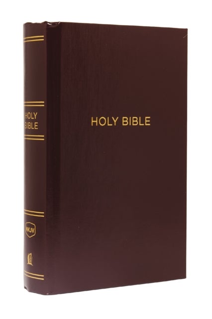 Bilde av Nkjv, Pew Bible, Large Print, Hardcover, Burgundy, Red Letter, Comfort Print Av Thomas Nelson