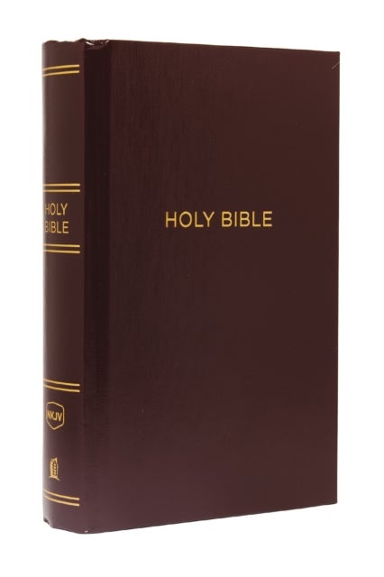 NKJV, Pew Bible, Large Print, Hardcover, Burgundy, Red Letter, Comfort Print - Holy Bible, New King James Version