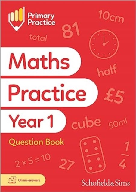 Bilde av Primary Practice Maths Year 1 Question Book, Ages 5-6 Av Schofield &amp; Sims, Sarah-anne Fernandes