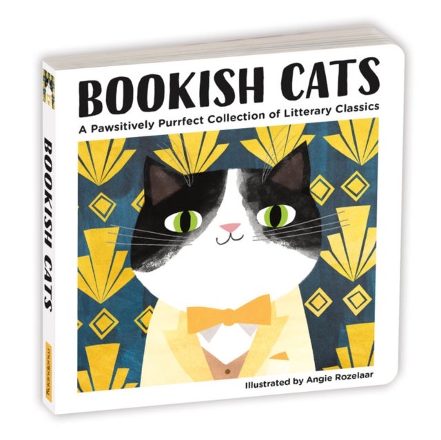 Bilde av Bookish Cats Board Book Av Mudpuppy