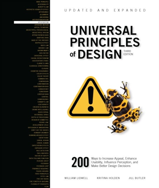 Bilde av Universal Principles Of Design, Updated And Expanded Third Edition Av William Lidwell, Kritina Holden, Jill Butler