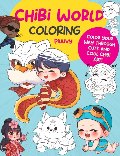 Chibi World Coloring - Color your way through cute and cool chibi art!
