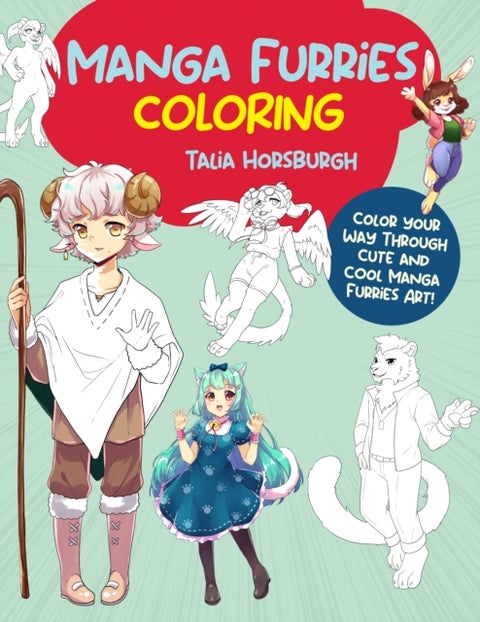 Manga Furries Coloring - Color your way through cute and cool manga furries art!