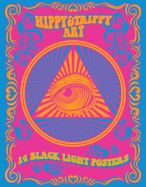Hippy & Trippy Art - 14 Black Light Posters