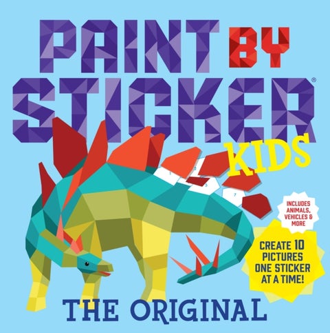 Paint By Sticker Kids - Create 10 Pictures One Sticker at a Time