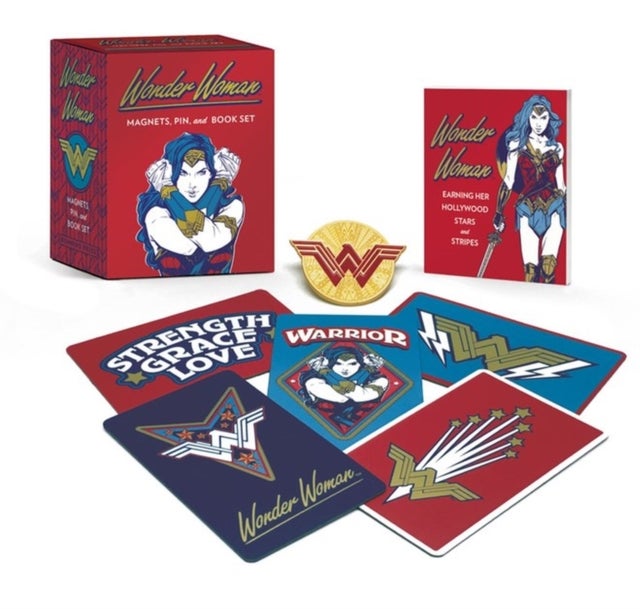 Bilde av Wonder Woman: Magnets, Pin, And Book Set Av Matthew K. Manning