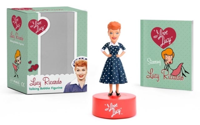 Bilde av I Love Lucy: Lucy Ricardo Talking Bobble Figurine Av Elisabeth Edwards