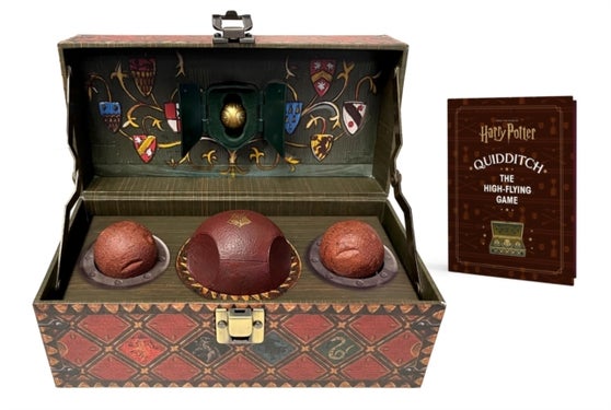 Harry Potter Collectible Quidditch Set (Includes Removeable Golden Snitch!) - Revised Edition