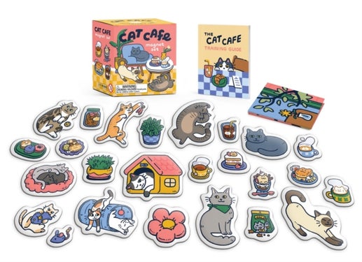 Cat Cafe Magnet Set - Meow!