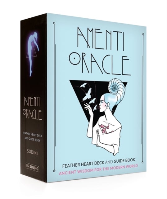 Bilde av Amenti Oracle Feather Heart Deck And Guide Book Av Jennifer Sodini