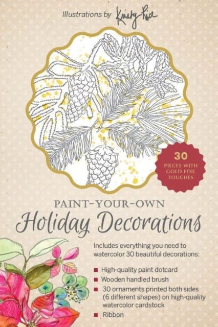 Bilde av Paint-your-own Holiday Decorations Av Kristy Rice