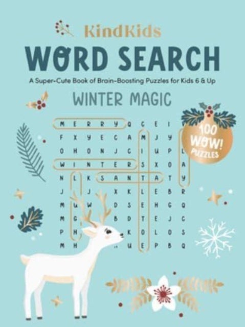 KindKids Word Search Winter Magic - A Super-Cute Book of Brain-Boosting Puzzles for Kids 6 & Up