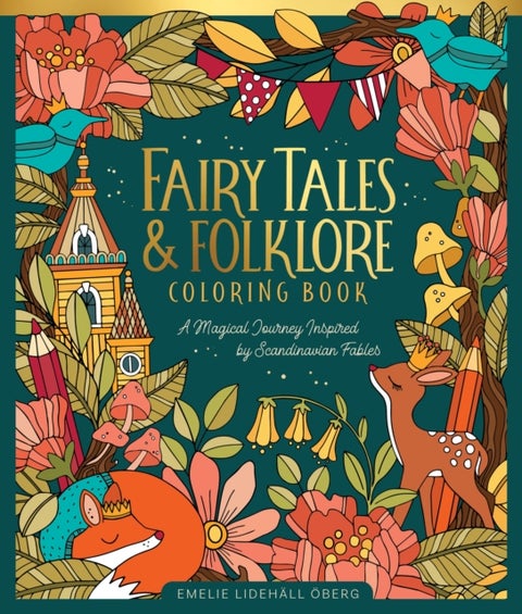 Fairy Tales & Folklore Coloring Book - A Magical Journey Inspired by Scandinavian Fables