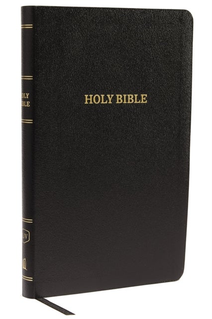 KJV Thinline Reference Bible, Black Bonded Leather, Red Letter, Comfort Print - King James Version