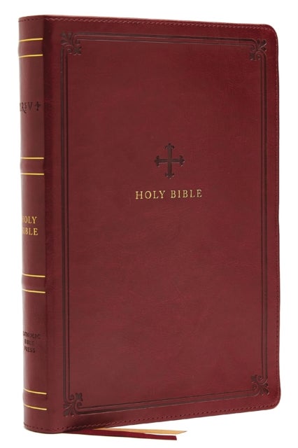 NRSV, Catholic Bible, Standard Personal Size, Leathersoft, Red, Comfort Print - Holy Bible