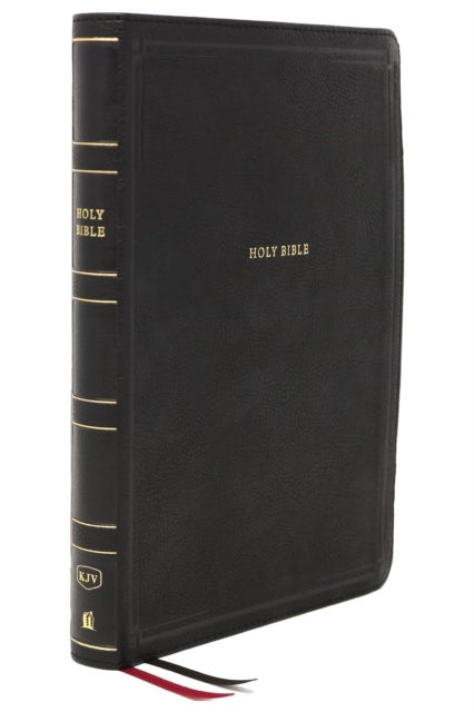 Bilde av Kjv Holy Bible, Giant Print Thinline Bible, Black Leathersoft, Red Letter, Comfort Print: King James Av Thomas Nelson