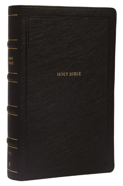 NKJV, End-of-Verse Reference Bible, Personal Size Large Print, Leathersoft, Black, Thumb Indexed, Re - Holy Bible, New King James Version