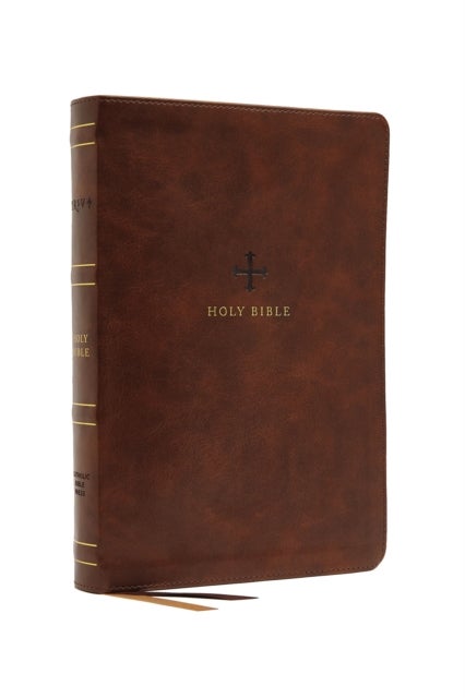NRSV, Catholic Bible, Thinline Edition, Leathersoft, Brown, Comfort Print - Holy Bible